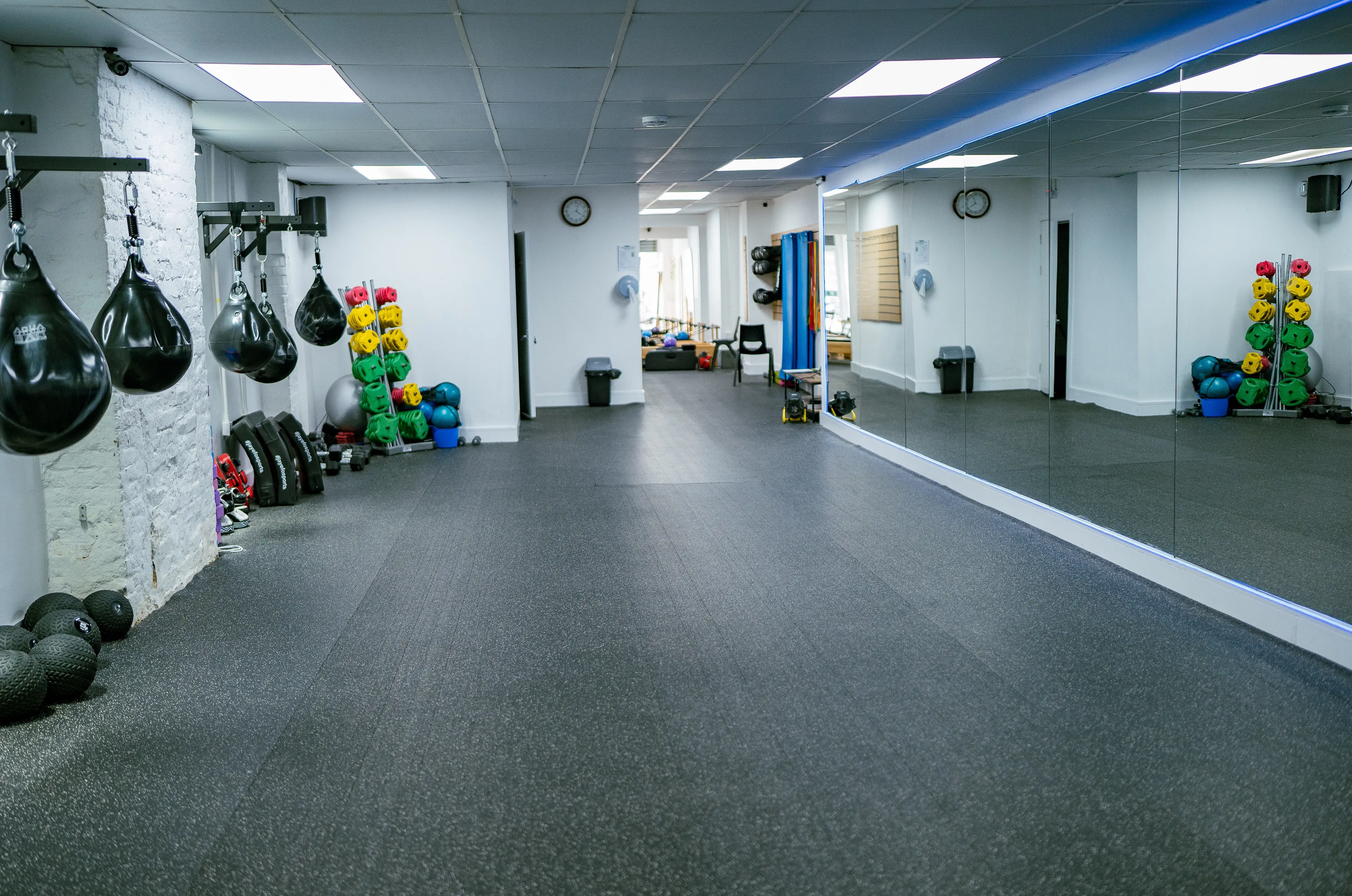 The new multi-class studio boxing area at Energie Wellness Centre.