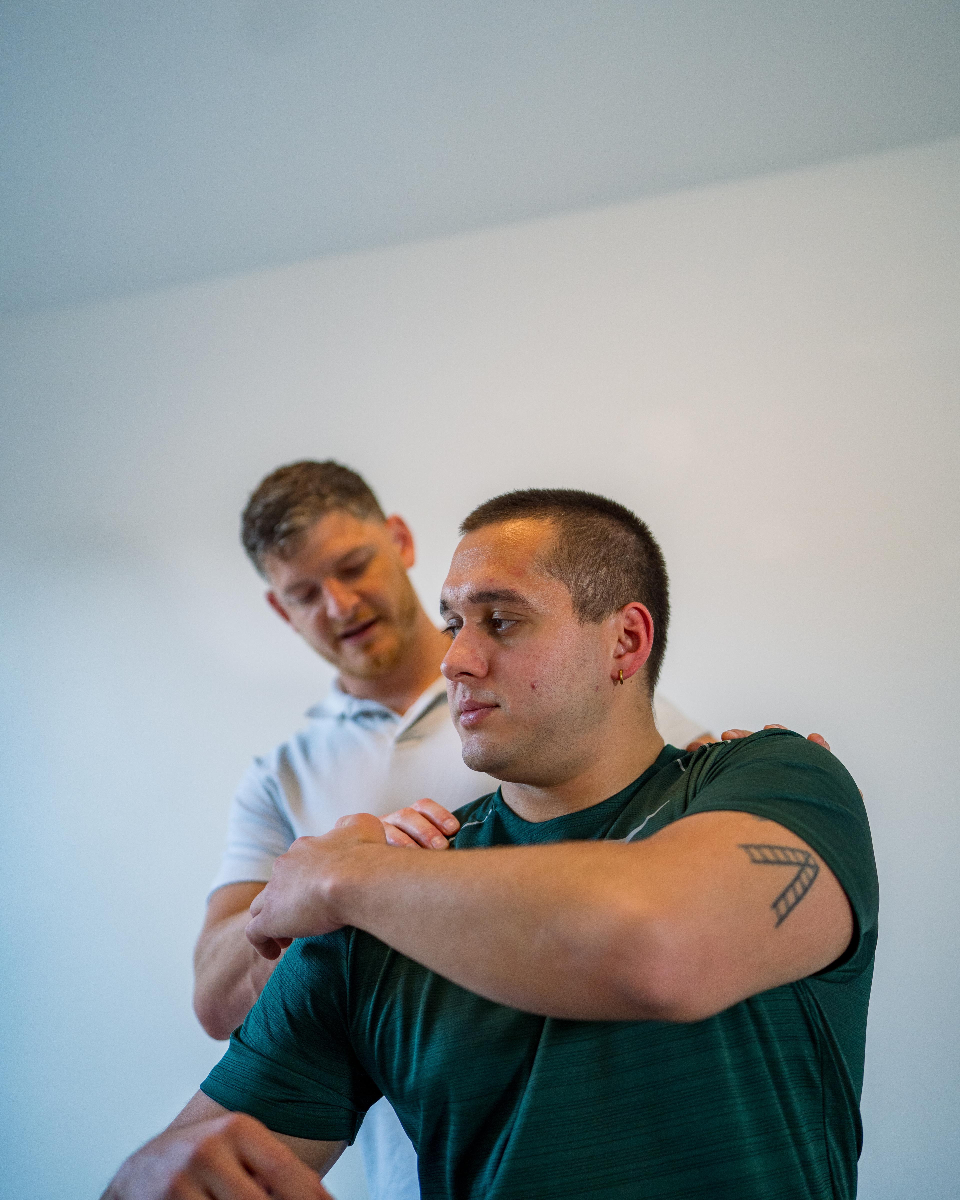 Physiotherapy shoulder rehabilitation assessment