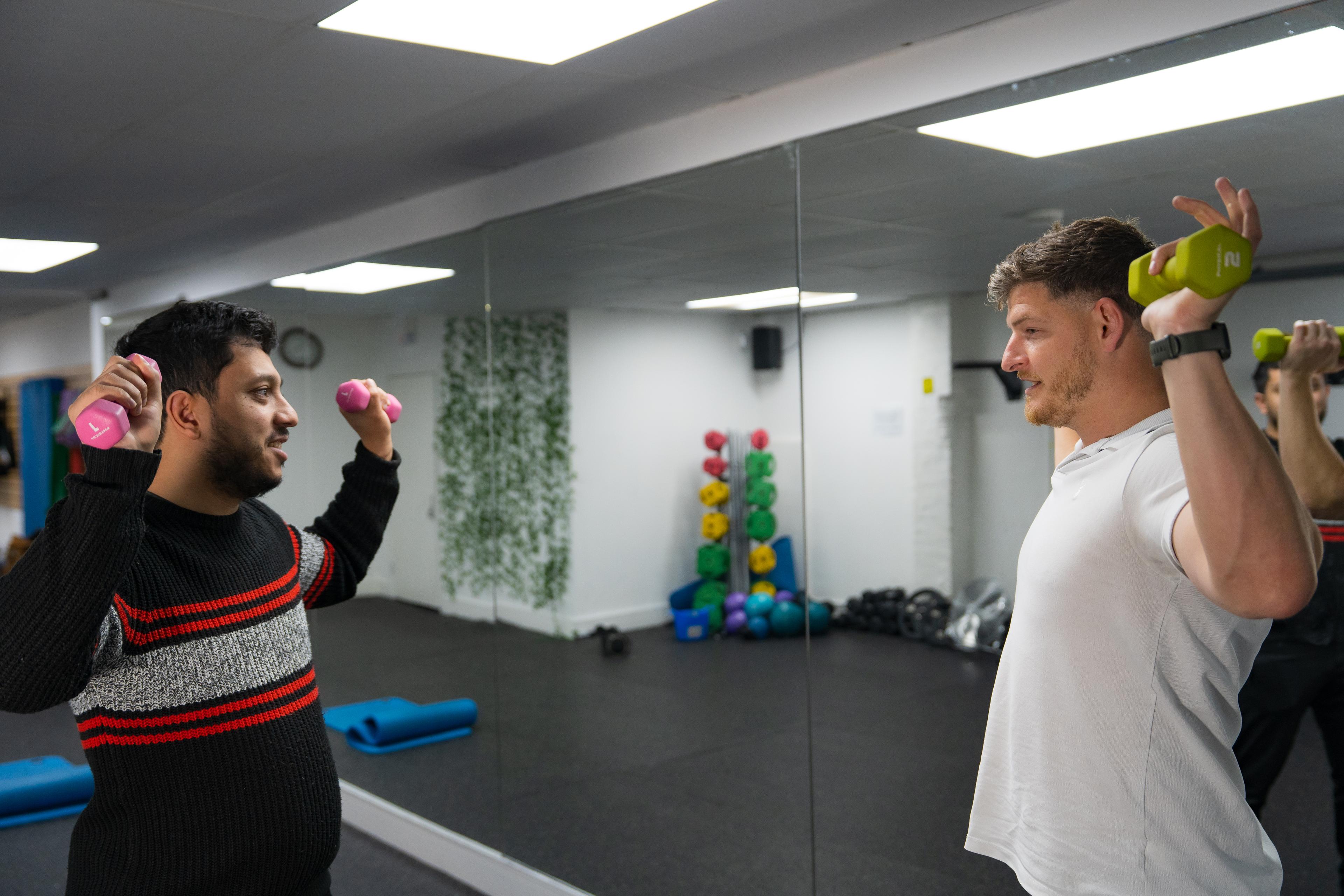 Physiotherapy gym rehabilitation at Energie Wellness Centre